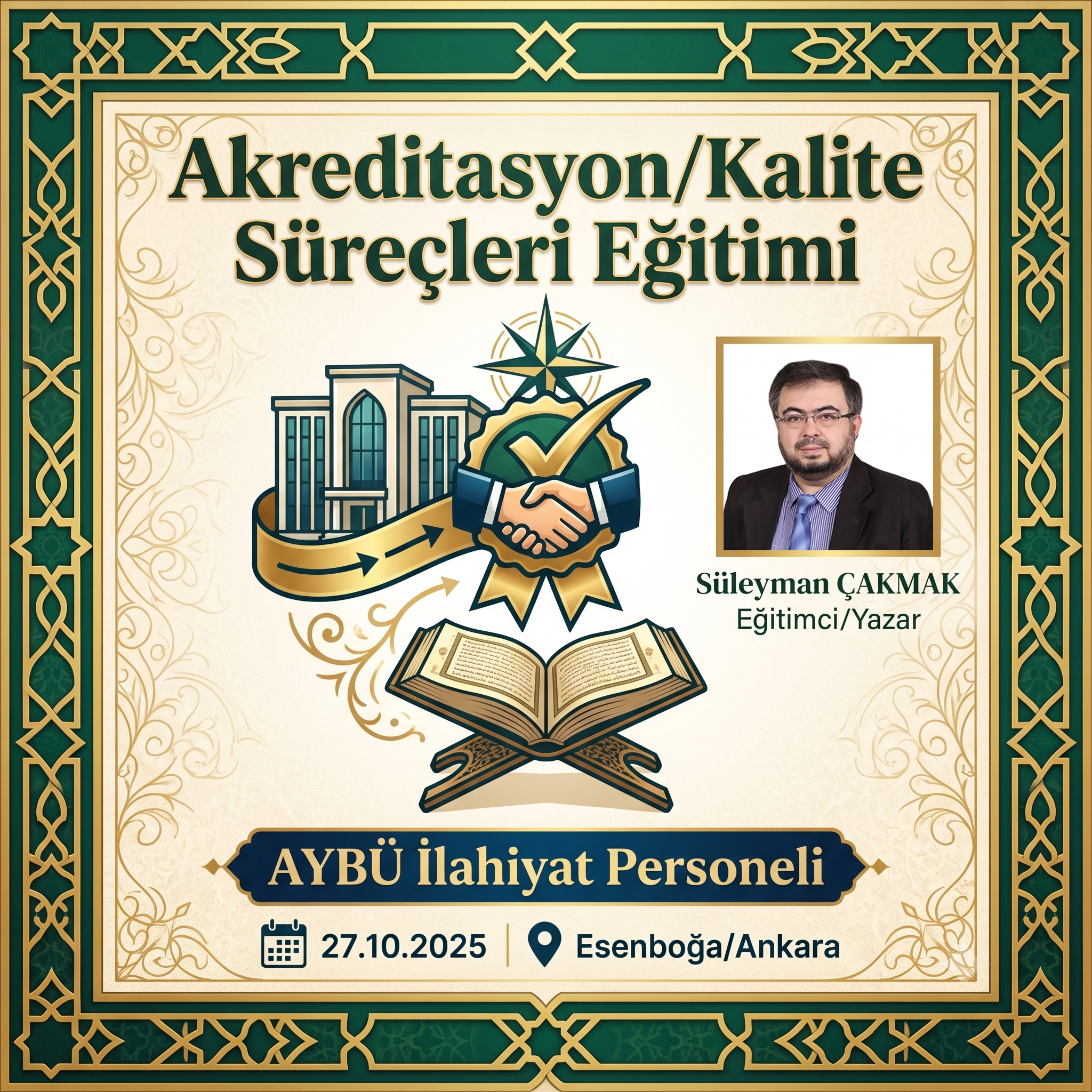 Akreditasyon/Kalite Süreçleri Eğitimi