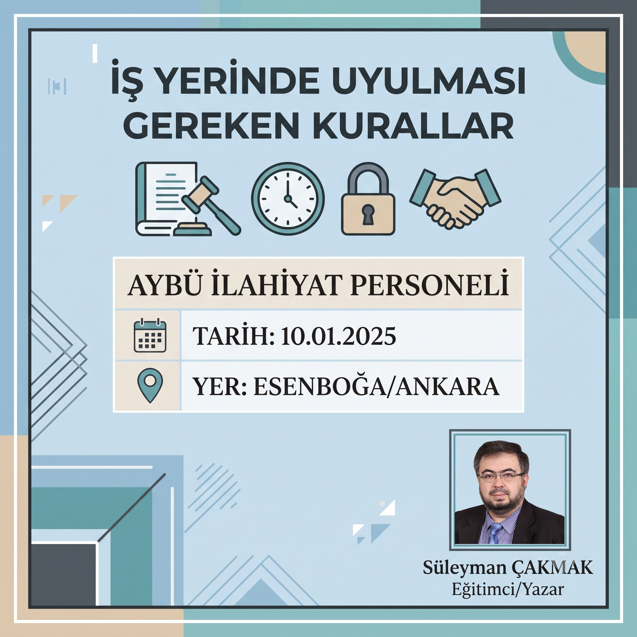 İş Yerinde Uyulması Gereken Kurallar