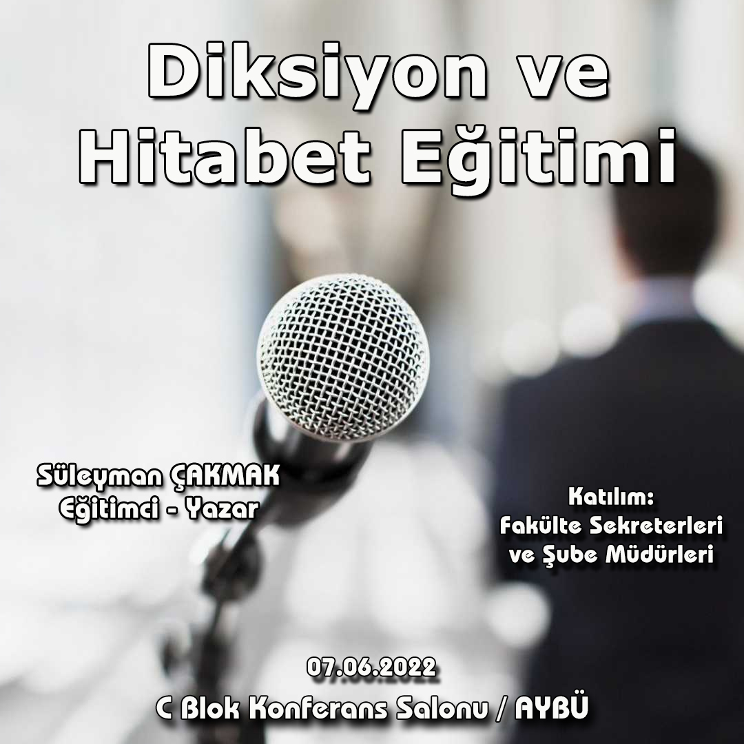 Diksiyon ve Hitabet Eğitimi